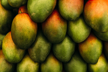 Mango close-up, texture of mango