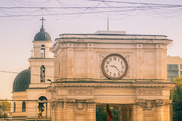 Triumphal arch in Chisinau