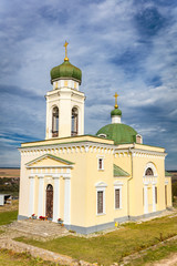Fototapeta na wymiar Alexander Nevsky Church in Khotyn