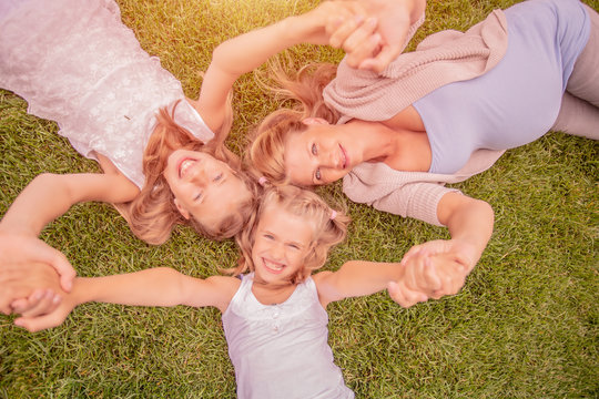 happy family exciting about having a baby