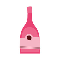 wine bottle drink isolated icon