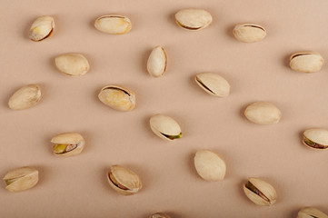 Pattern of pistachio nuts
