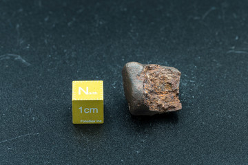 Chondrite Meteorite L6W2 Type isolated, piece of rock formed as an asteroid in the universe at...