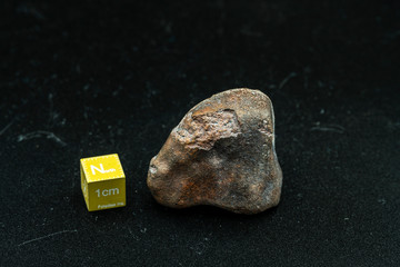 Chondrite Meteorite L6W2 Type isolated, piece of rock formed as an asteroid in the universe at...