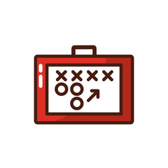 paperboard training with arrow icon