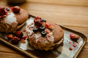 muffins with berries