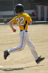 Youth Baseball Athlete in Action