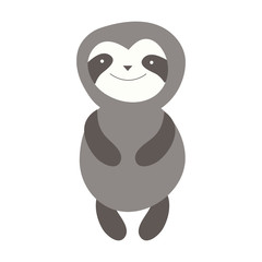 cute slot wild animal character icon