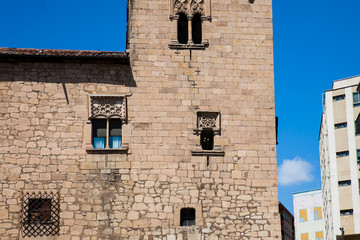 The historic Fermoselle Palace best known as the Air Tower built on 1440 in Salamanca, Spain