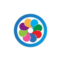 Plumeria flower logo