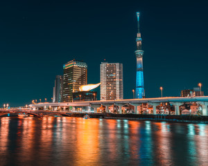 Obraz premium Tokyo skyline at night