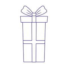 gift box icon, flat design