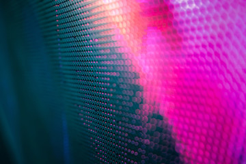 CloseUp LED blurred screen. LED soft focus background. abstract background ideal for design.