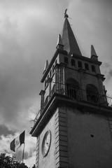 Close up of Church inside Ex hacienda 