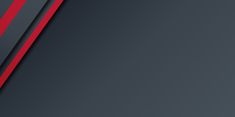 Naklejka premium Red black abstract presentation background.