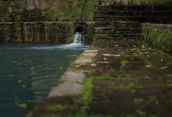 Panoramic Wide Angle View of the Beautiful Mexican Old Plantation, ( Ex Hacienda San Miguel Regla)...