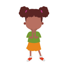 cartoon girl surprised icon