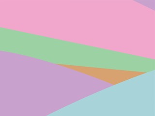 Fototapeta premium The Amazing of Colorful Art Pink, Green, Orange, Purple and Blue, Abstract Modern Shape Background or Wallpaper