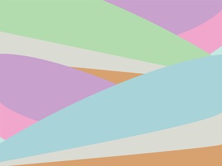 Obraz premium The Amazing of Colorful Art Pink, Green, Orange, Purple and Blue, Abstract Modern Shape Background or Wallpaper