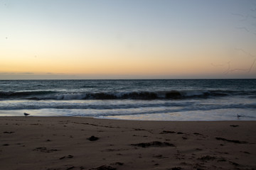 Fototapeta na wymiar beach sunset
