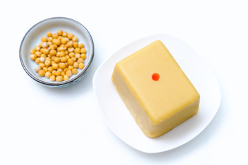Chinese old Beijing snack pea yellow