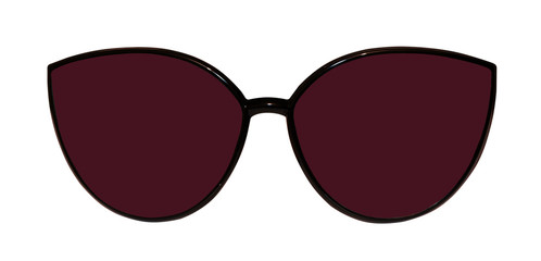 sunglasses, isolated on white background, optical object, fashion style