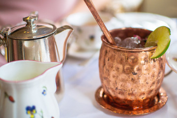Afternoon Tea and Drinks in Copper Cup