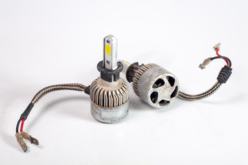 Light bulbs for car lamps.