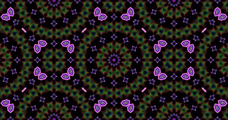 seamless pattern with flowers