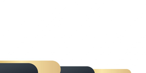 Black gold white abstract frame background with copy space