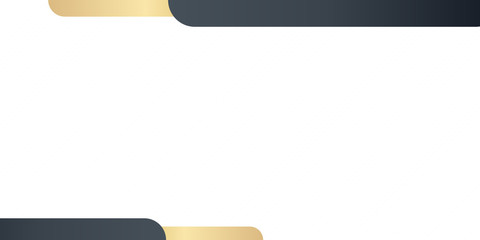 Black gold white abstract frame background with copy space