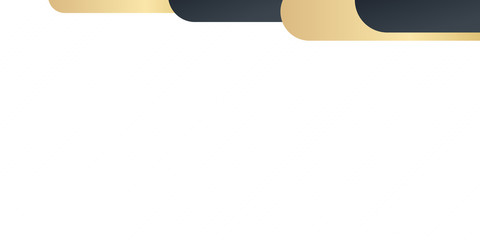 Black gold white abstract frame background with copy space