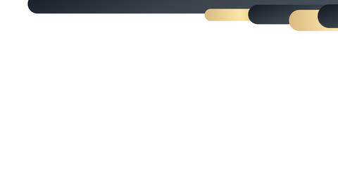 Black gold white abstract frame background with copy space