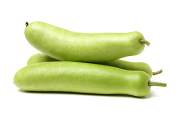 Lagenaria siceraria isolated on white background