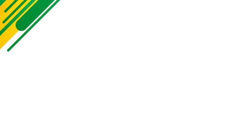 Obraz premium Green yellow abstract presentation background with copy space.