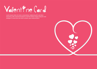 Valentine Card Template.