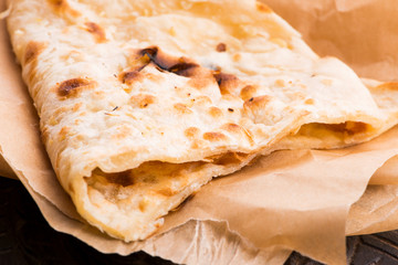 Garlic Naan, Indian flat bread