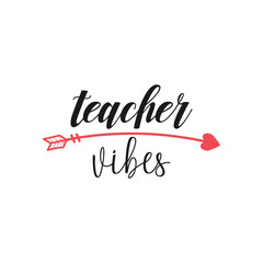 Fototapeta premium School quote lettering typography