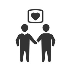 Charity agreement icon