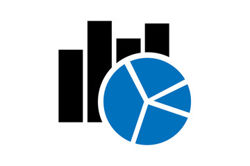 Business graph icon Diagram, pie chart