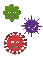 illustration of a Virus