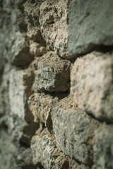 Stones as bricks in the wall as abstract background
