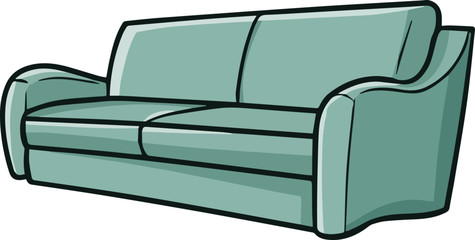 Cute and funny comfortable light green sofa for your interior furniture