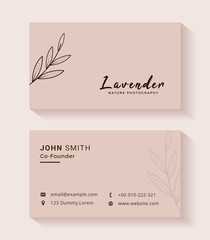 Modern business cards template - Vector Illustration