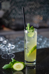 mocktail in the bar