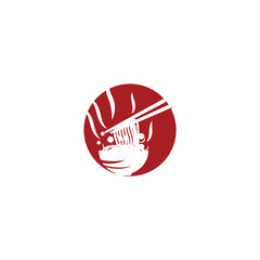 Noodles Logo Template vector symbol