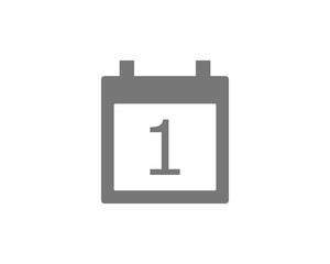 Obraz premium Calendar icon. calendar vector isolated on white background, EPS 10, top view