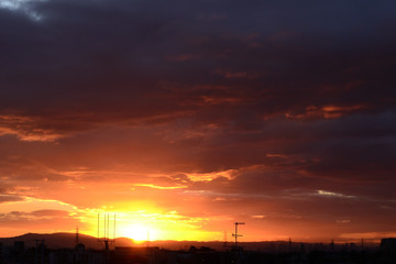 Fototapeta premium 海辺の朝日
