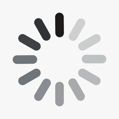 Loading icon. Futuristic progress loading bar.	