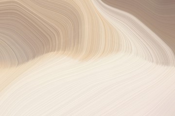 artistic wave lines with contemporary waves design with antique white, rosy brown and tan color